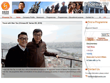 Tablet Screenshot of phoenixtv-distribution.com